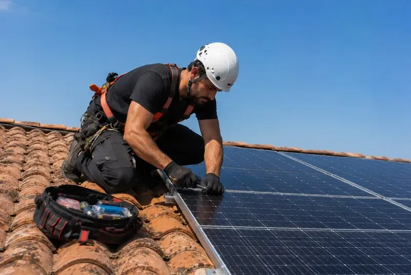 Maintenance et monitoring de panneaux solaires à Lingolsheim